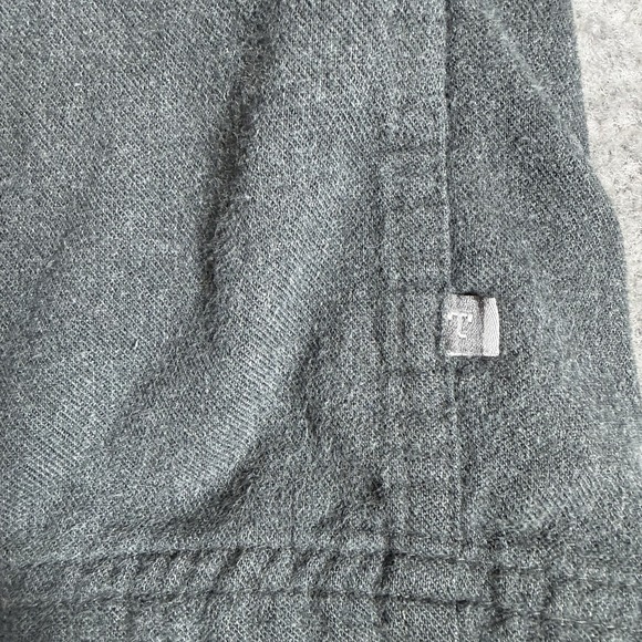 Toad & Co Shirt Men's XL Gray Flannel Long Sleeve Button Up Organic Cotton - Picture 5 of 7